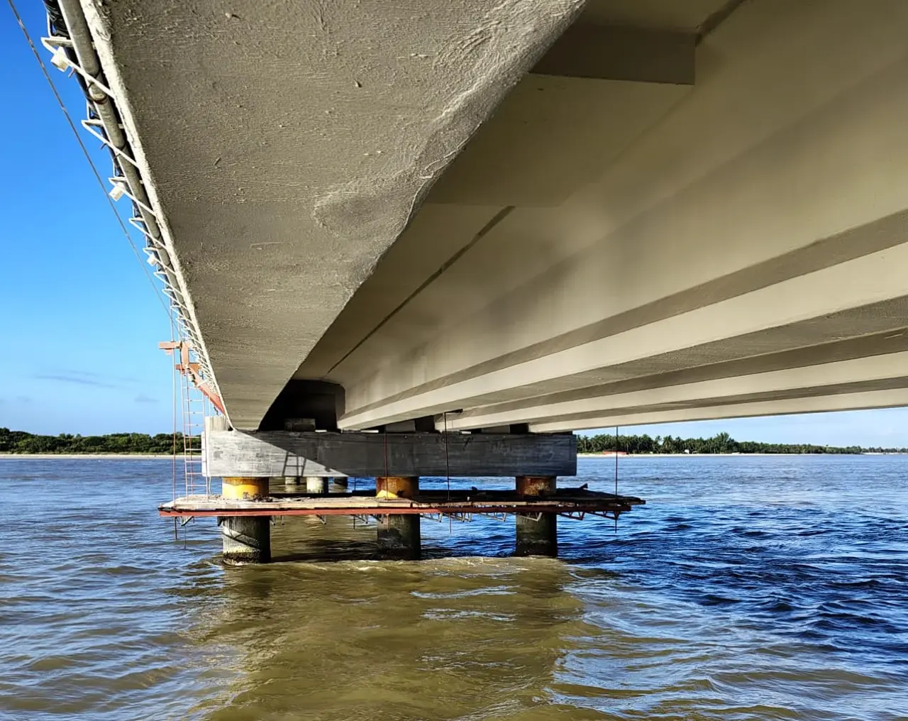 Reparación del puente El Zacatal - Detalle